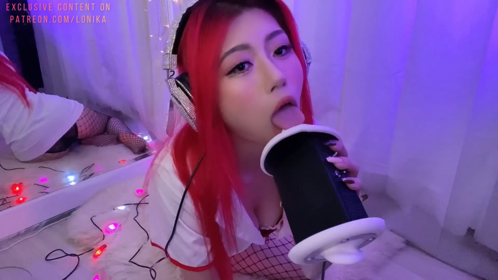 付费视频-LonikaMeow港女护士装舔耳，颅内高潮